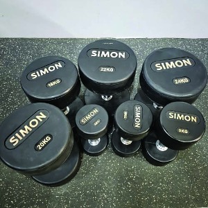 [중고]SIMON 사이몬 206kg 아령세트/중고헬스기구/중고운동기구